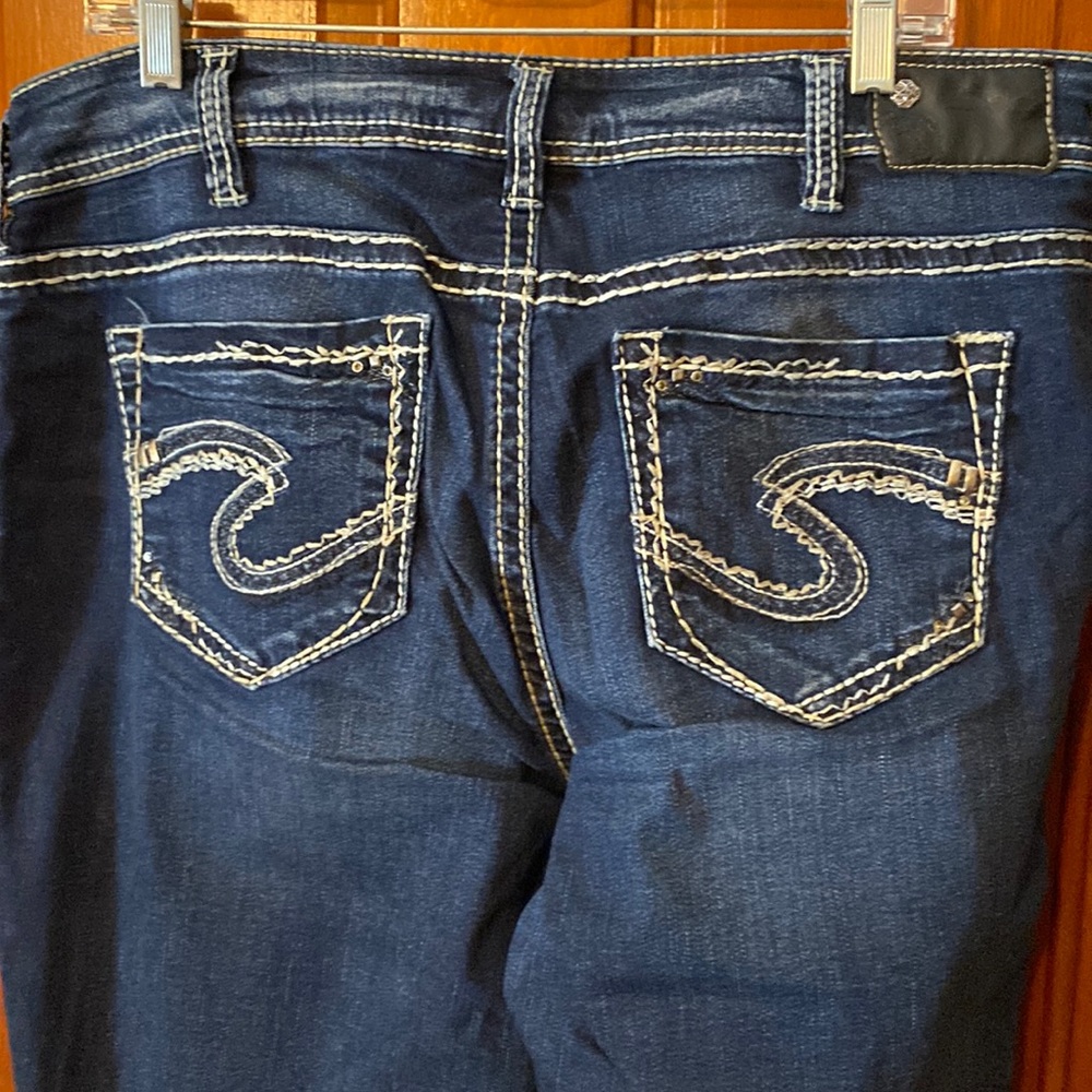Silver Jeans (Suki) straight leg jeans